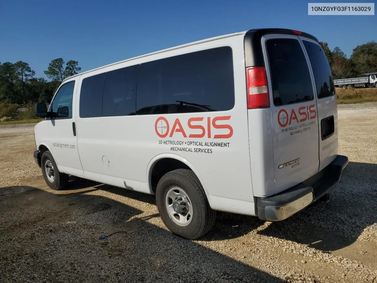 1GNZGYFG3F1163029 2015 Chevrolet Express G3500 Lt