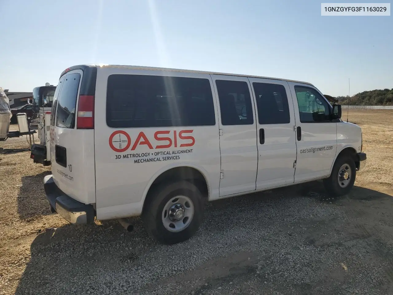 1GNZGYFG3F1163029 2015 Chevrolet Express G3500 Lt