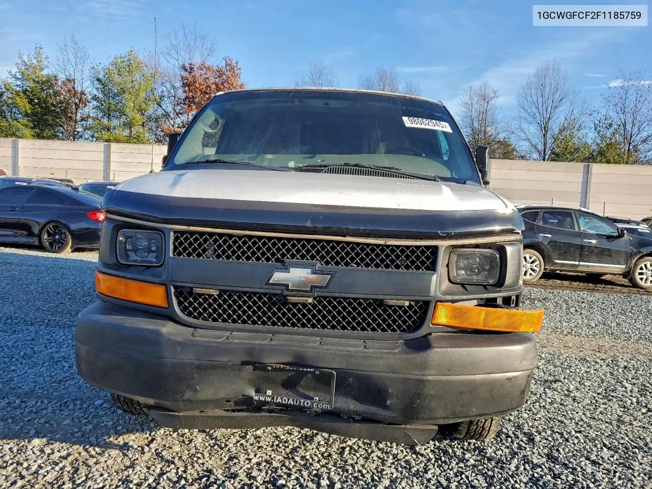 1GCWGFCF2F1185759 2015 Chevrolet Express G2500