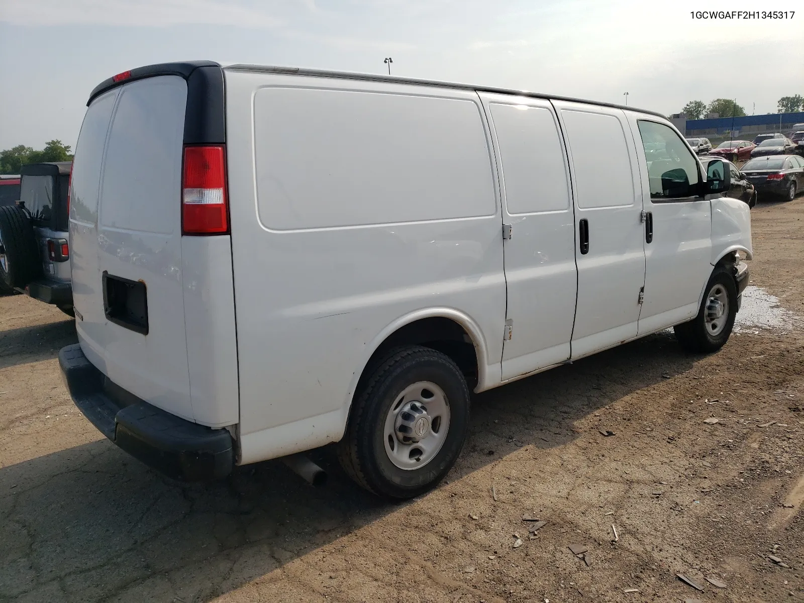 2017 Chevrolet Express G2500 VIN: 1GCWGAFF2H1345317 Lot: 63509794