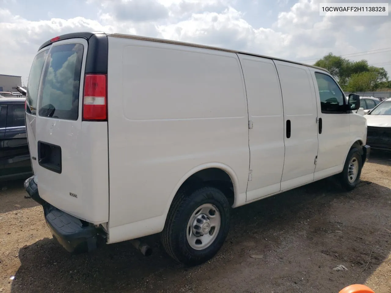 2017 Chevrolet Express G2500 VIN: 1GCWGAFF2H1138328 Lot: 69258694