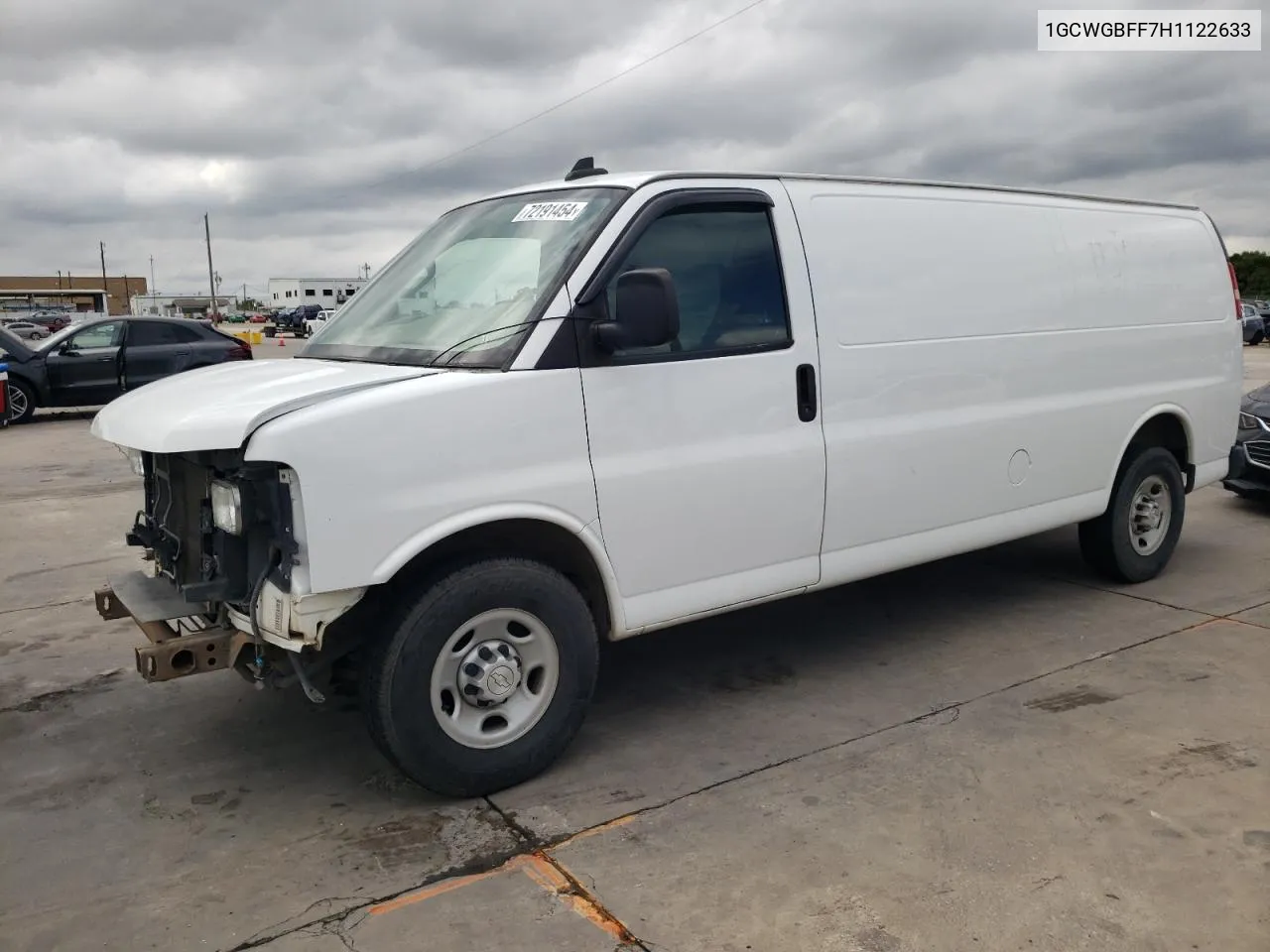 2017 Chevrolet Express G2500 VIN: 1GCWGBFF7H1122633 Lot: 72191454