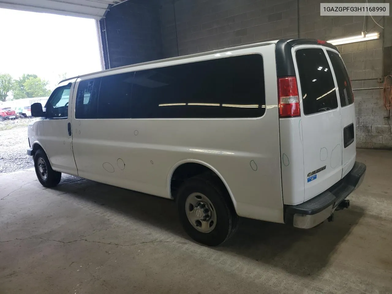 2017 Chevrolet Express G3500 Lt VIN: 1GAZGPFG3H1168990 Lot: 72742494