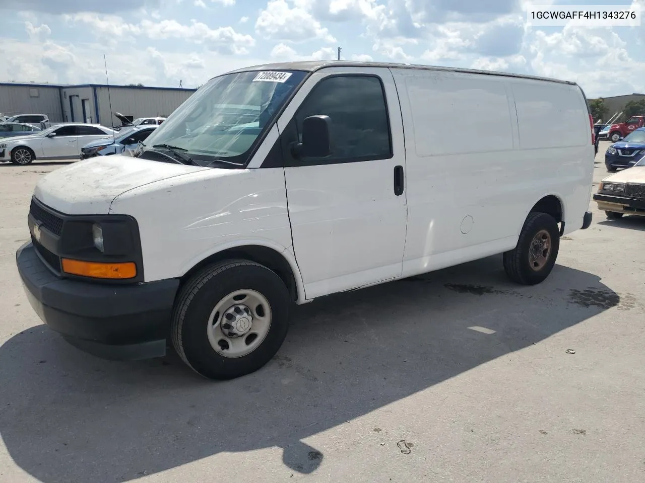 2017 Chevrolet Express G2500 VIN: 1GCWGAFF4H1343276 Lot: 73256944