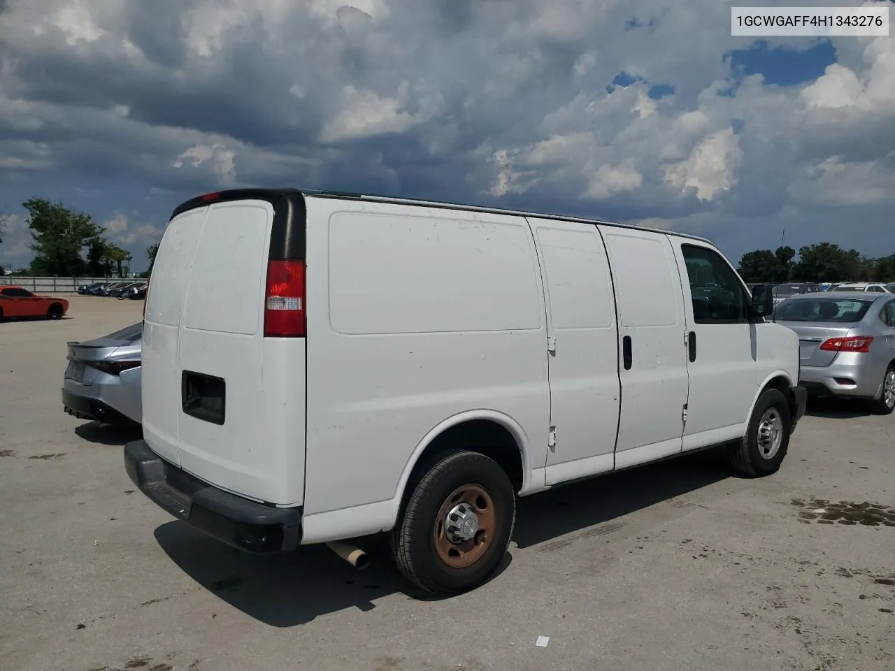 2017 Chevrolet Express G2500 VIN: 1GCWGAFF4H1343276 Lot: 73256944