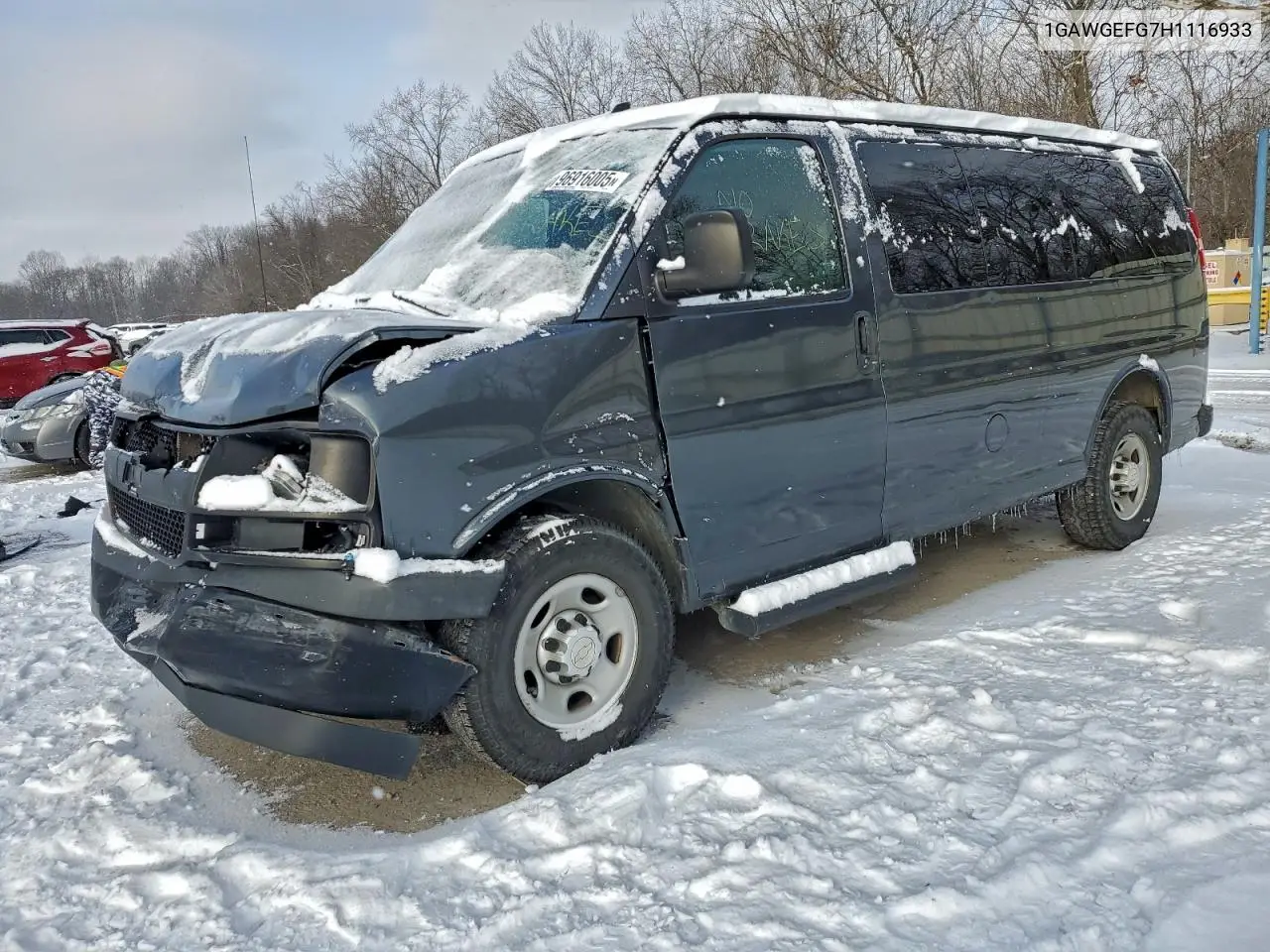 1GAWGEFG7H1116933 2017 Chevrolet Express G2500 Ls