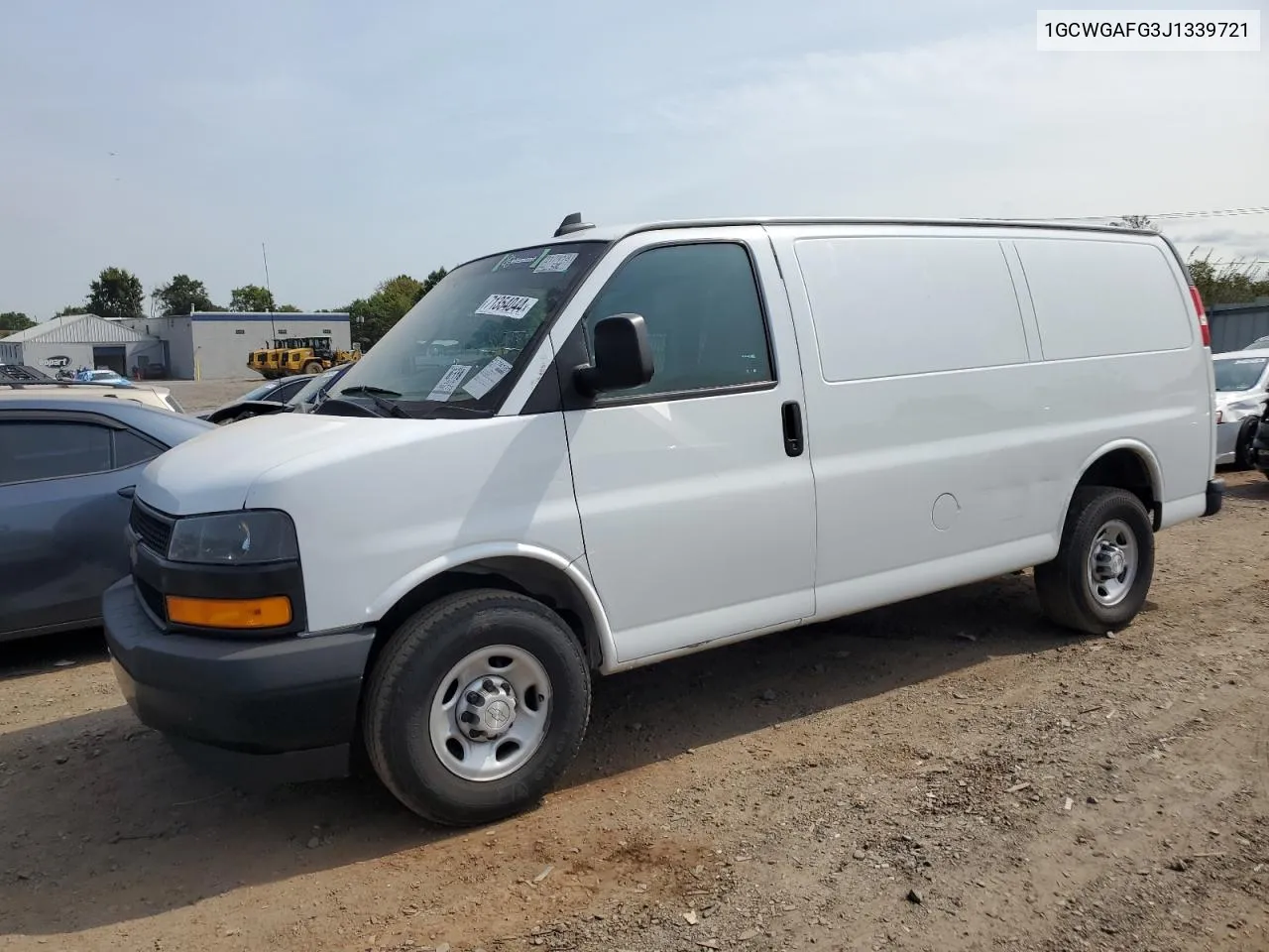 2018 Chevrolet Express G2500 VIN: 1GCWGAFG3J1339721 Lot: 71354044