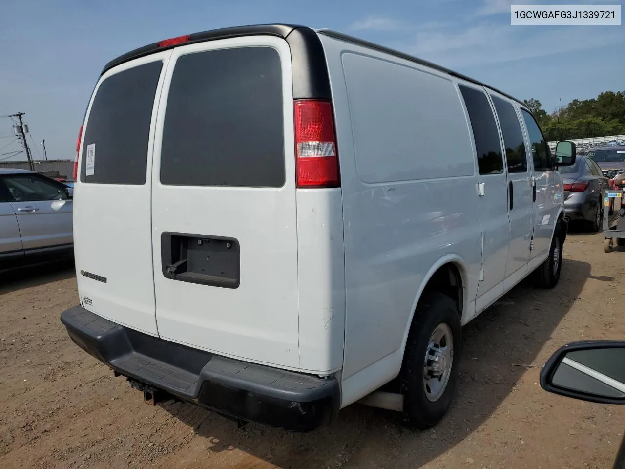 2018 Chevrolet Express G2500 VIN: 1GCWGAFG3J1339721 Lot: 71354044