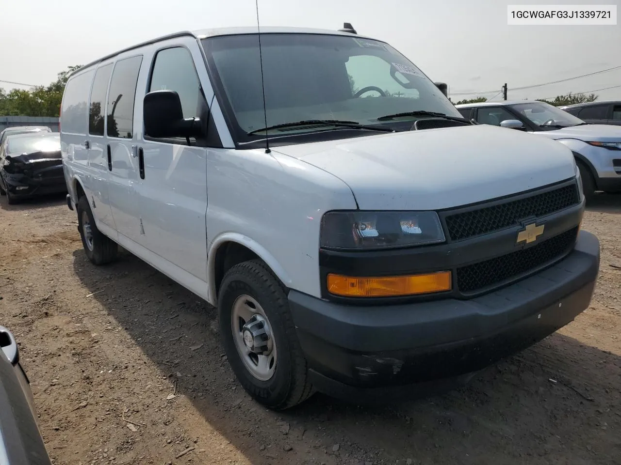 2018 Chevrolet Express G2500 VIN: 1GCWGAFG3J1339721 Lot: 71354044