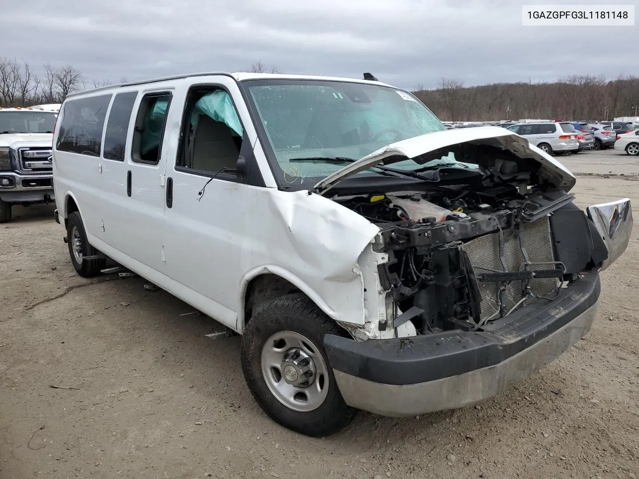 2020 Chevrolet Express G3500 Lt VIN: 1GAZGPFG3L1181148 Lot: 72716494