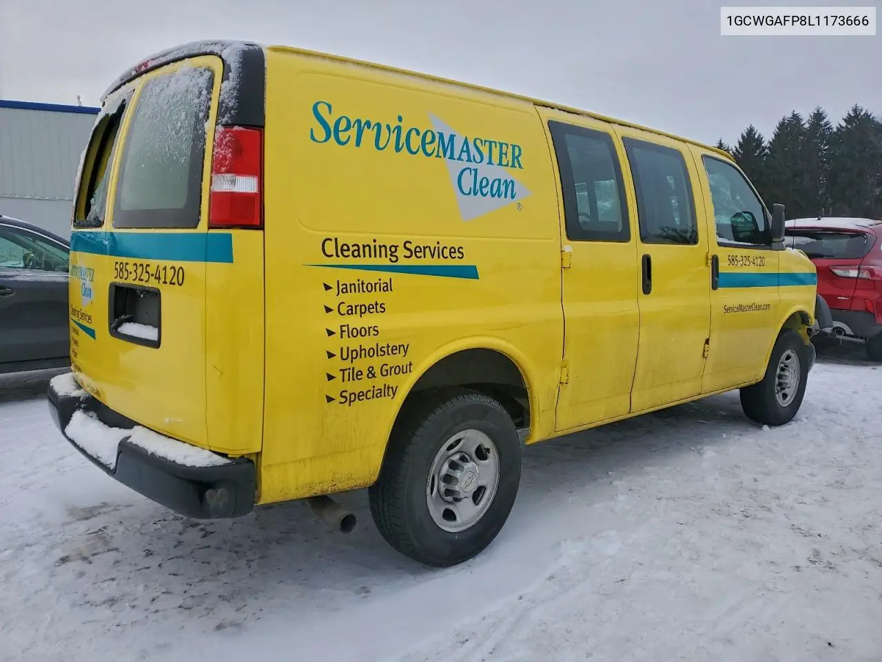 1GCWGAFP8L1173666 2020 Chevrolet Express G2500