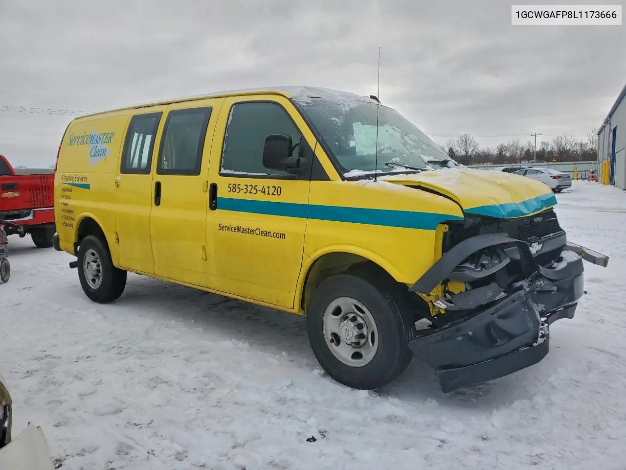 1GCWGAFP8L1173666 2020 Chevrolet Express G2500