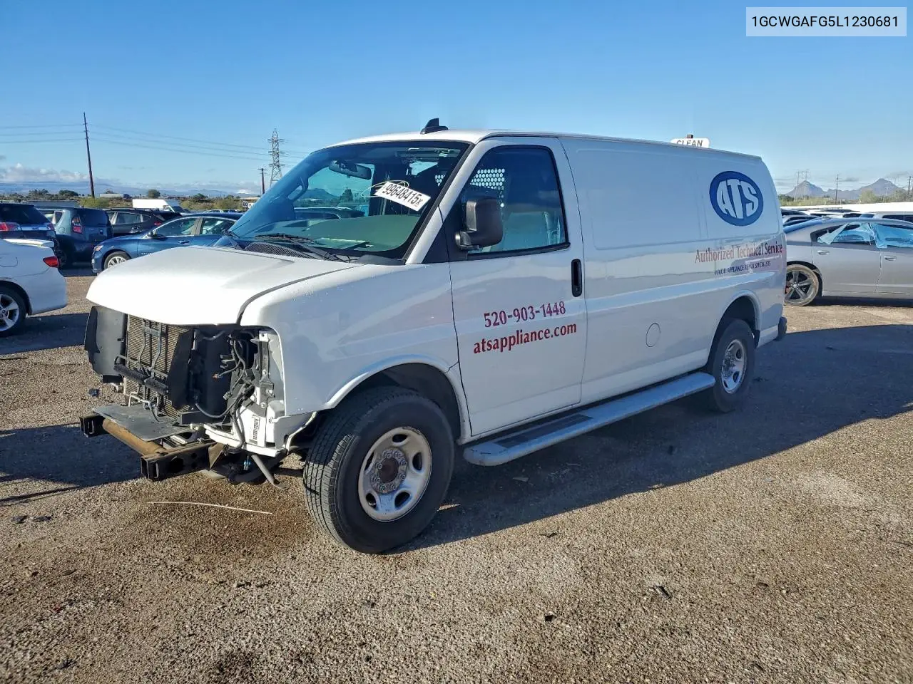 1GCWGAFG5L1230681 2020 Chevrolet Express G2500