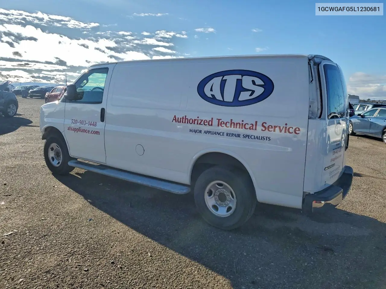 1GCWGAFG5L1230681 2020 Chevrolet Express G2500