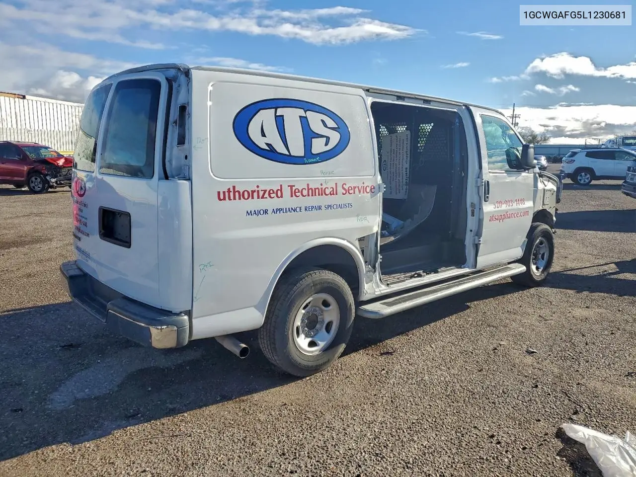 1GCWGAFG5L1230681 2020 Chevrolet Express G2500