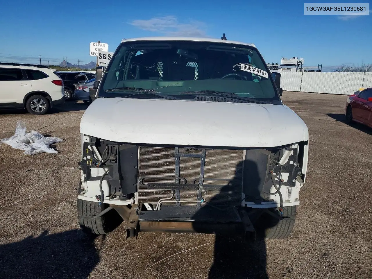 1GCWGAFG5L1230681 2020 Chevrolet Express G2500