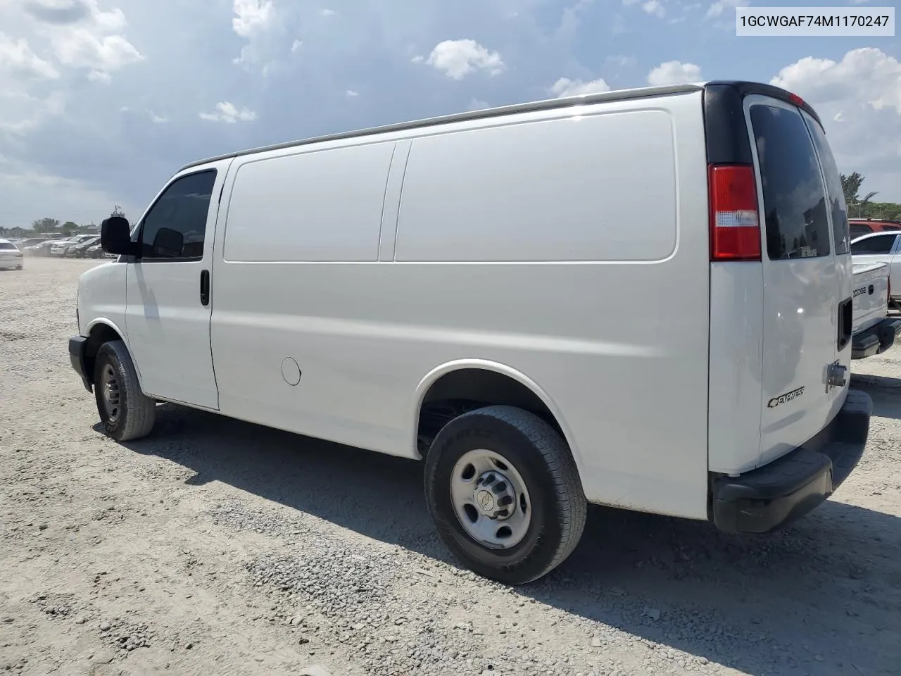 1GCWGAF74M1170247 2021 Chevrolet Express G2500