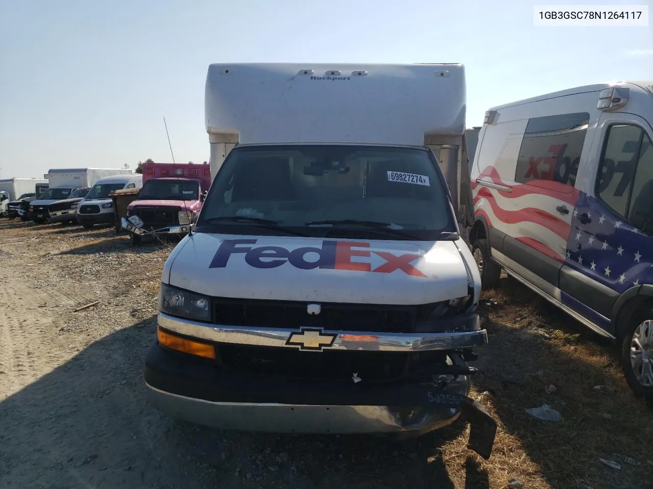 2022 Chevrolet Express G3500 VIN: 1GB3GSC78N1264117 Lot: 69827274