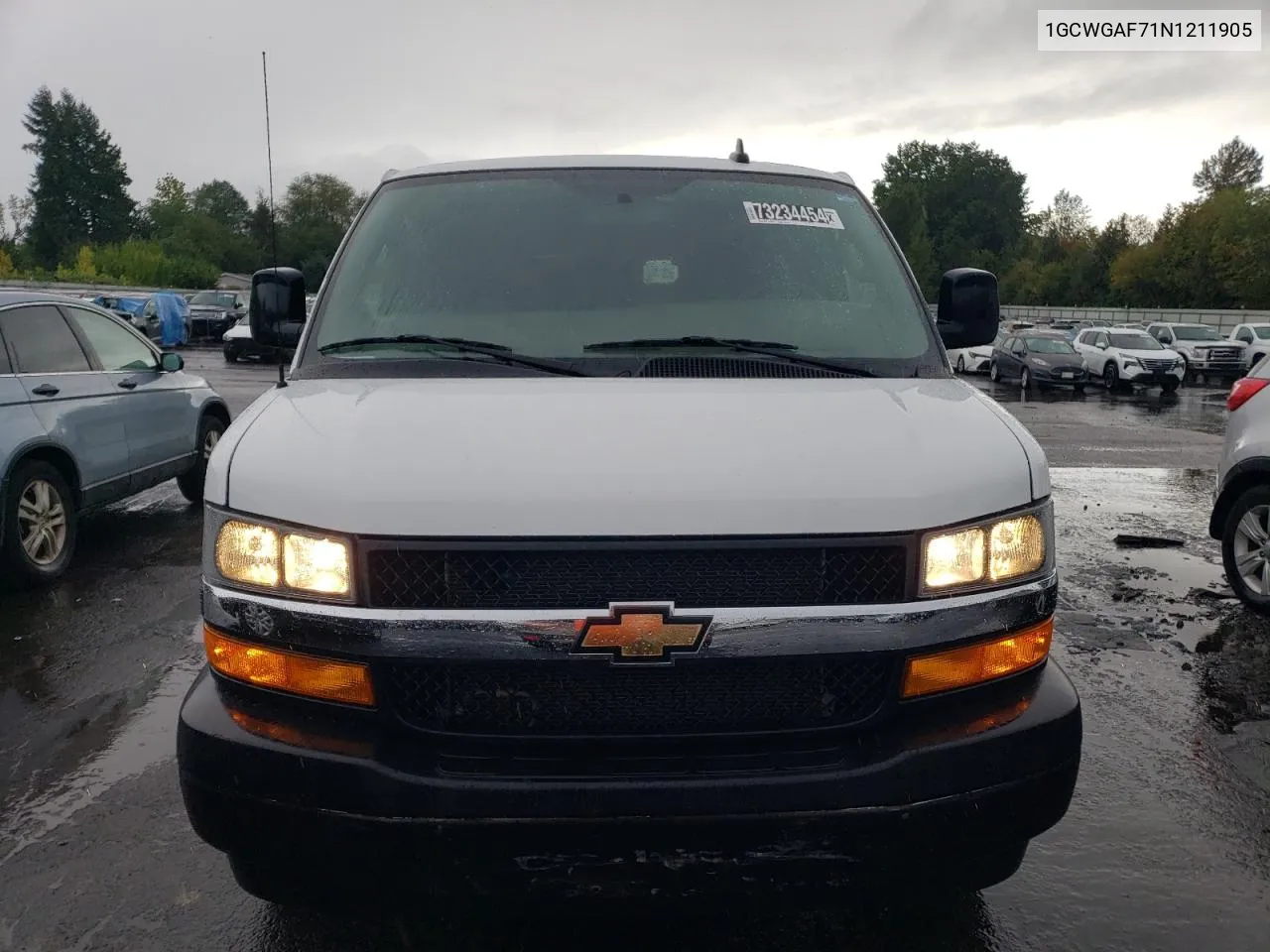 1GCWGAF71N1211905 2022 Chevrolet Express G2500