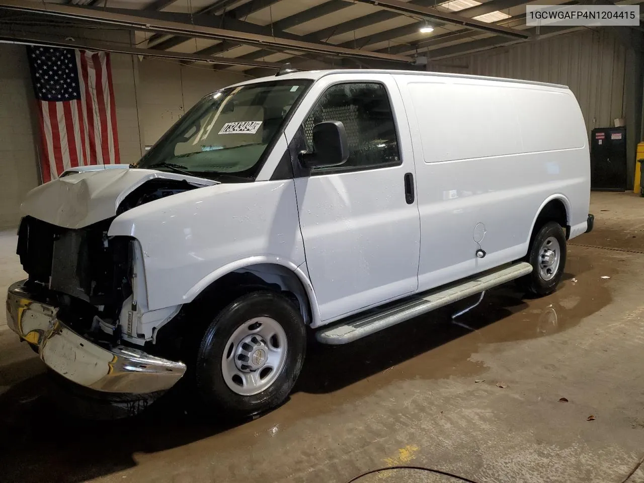 2022 Chevrolet Express G2500 VIN: 1GCWGAFP4N1204415 Lot: 73243494