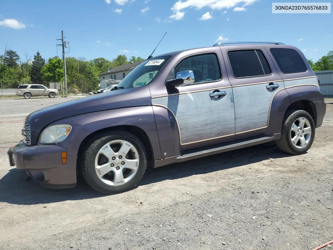 2006 Chevrolet Hhr Lt VIN: 3GNDA23D76S576833 Lot: 52798844