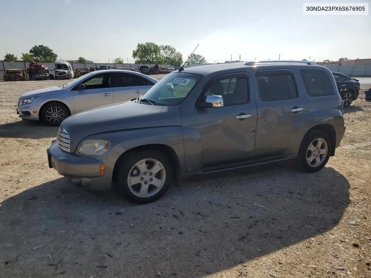 2006 Chevrolet Hhr Lt VIN: 3GNDA23PX6S676905 Lot: 53123734