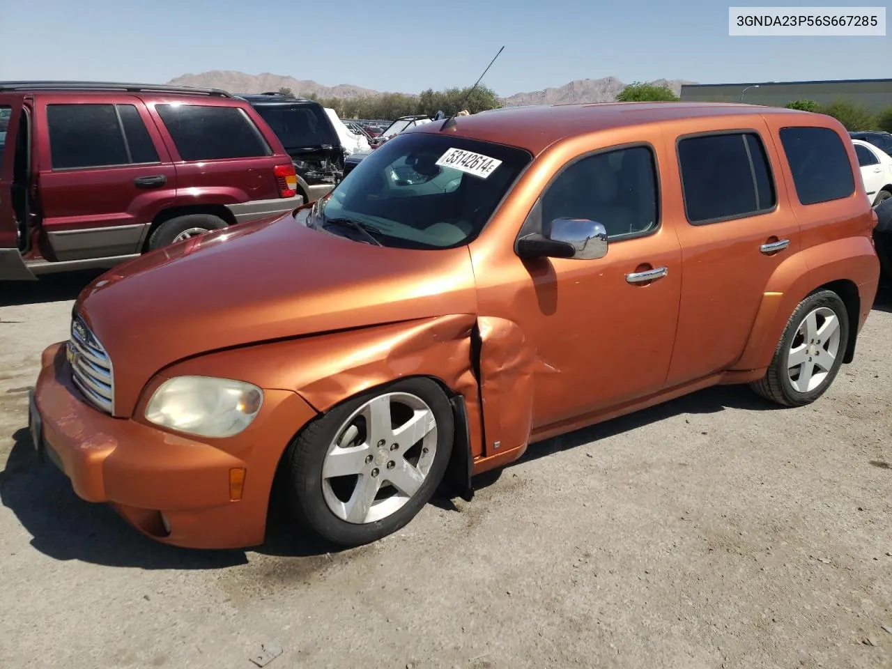 2006 Chevrolet Hhr Lt VIN: 3GNDA23P56S667285 Lot: 53142614