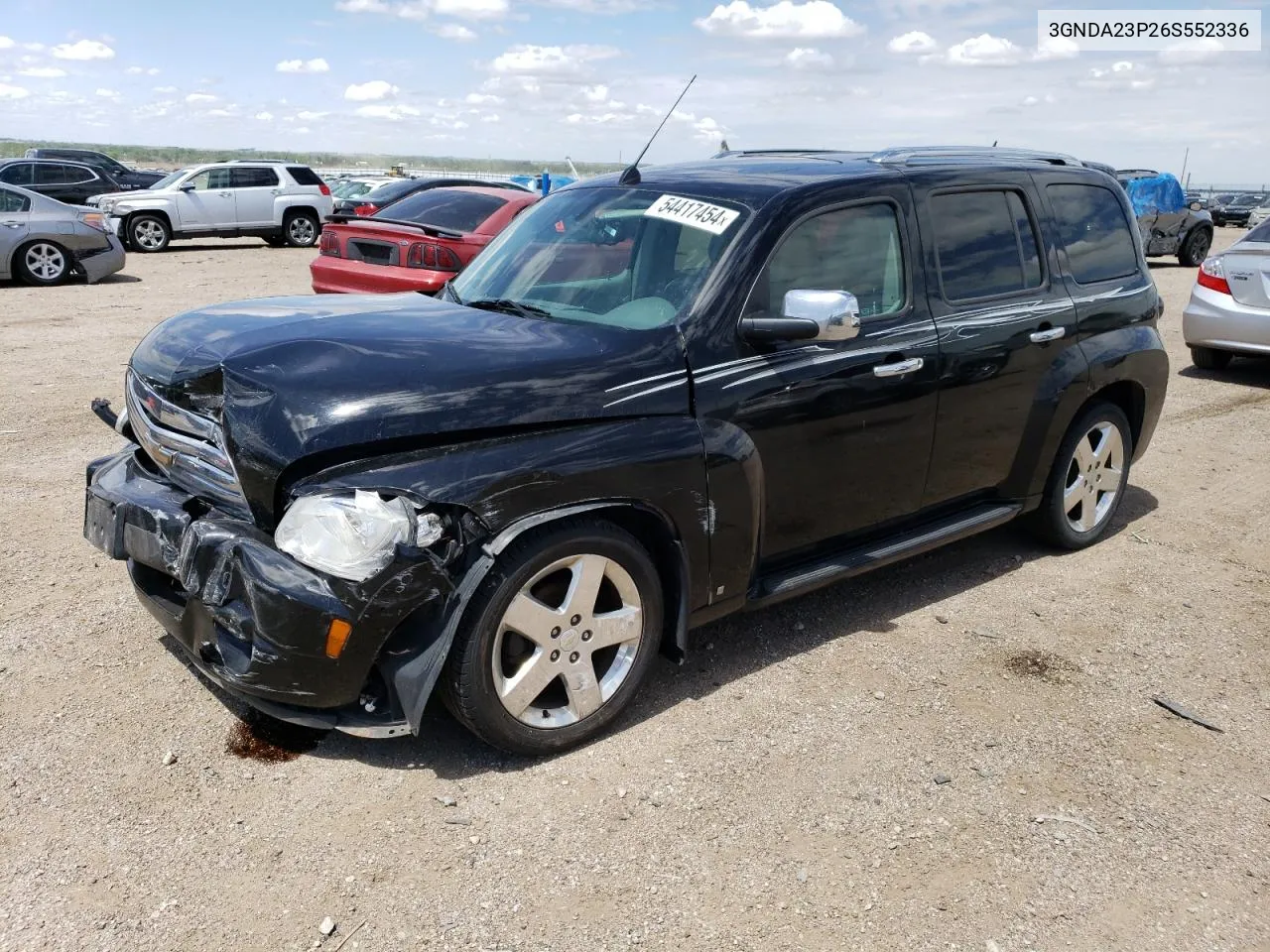 2006 Chevrolet Hhr Lt VIN: 3GNDA23P26S552336 Lot: 54417454