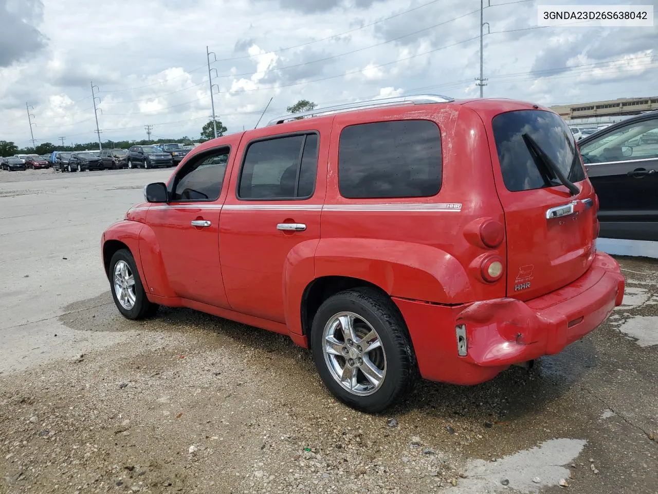 2006 Chevrolet Hhr Lt VIN: 3GNDA23D26S638042 Lot: 57081074