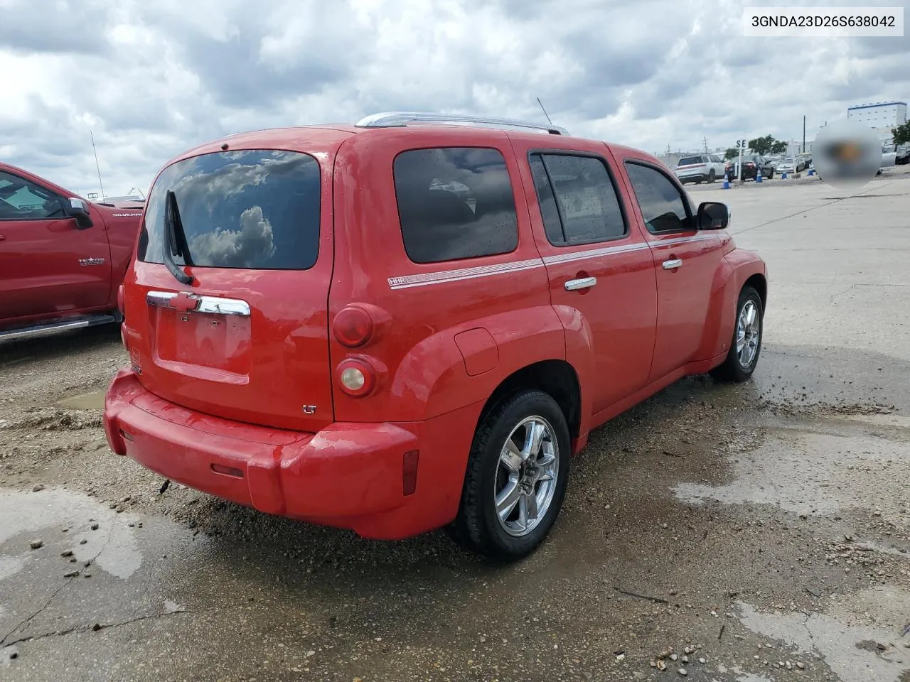 2006 Chevrolet Hhr Lt VIN: 3GNDA23D26S638042 Lot: 57081074