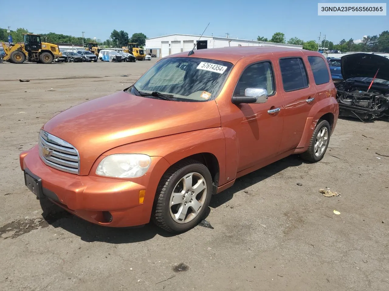 2006 Chevrolet Hhr Lt VIN: 3GNDA23P56S560365 Lot: 57614354