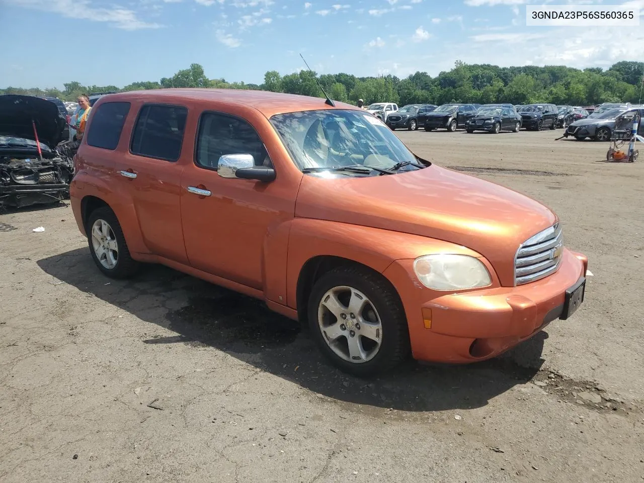 2006 Chevrolet Hhr Lt VIN: 3GNDA23P56S560365 Lot: 57614354