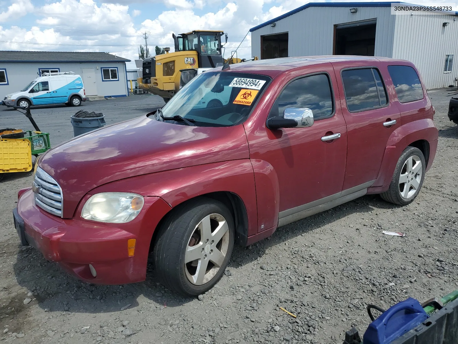 2006 Chevrolet Hhr Lt VIN: 3GNDA23P36S548733 Lot: 58694994