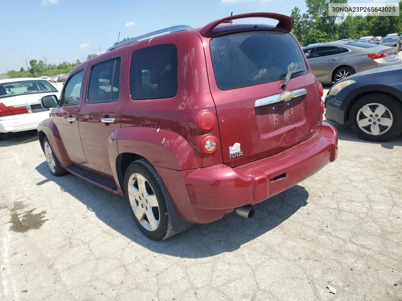 2006 Chevrolet Hhr Lt VIN: 3GNDA23P26S643025 Lot: 59564144