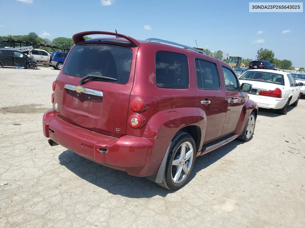 2006 Chevrolet Hhr Lt VIN: 3GNDA23P26S643025 Lot: 59564144