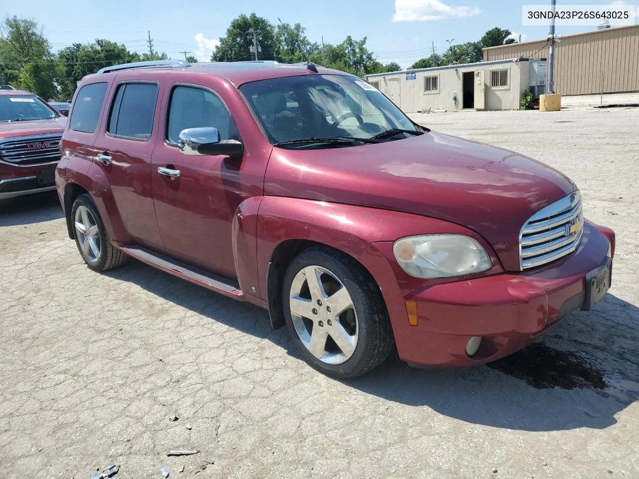 2006 Chevrolet Hhr Lt VIN: 3GNDA23P26S643025 Lot: 59564144