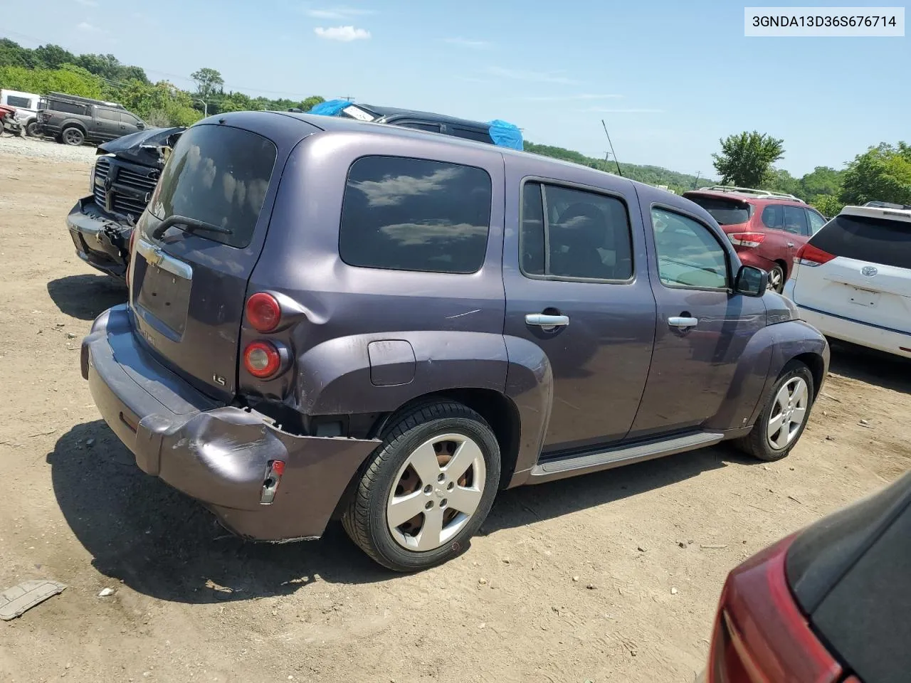 2006 Chevrolet Hhr Ls VIN: 3GNDA13D36S676714 Lot: 60045704