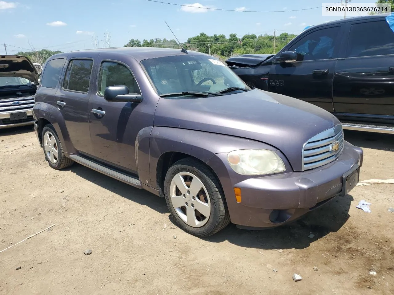 2006 Chevrolet Hhr Ls VIN: 3GNDA13D36S676714 Lot: 60045704