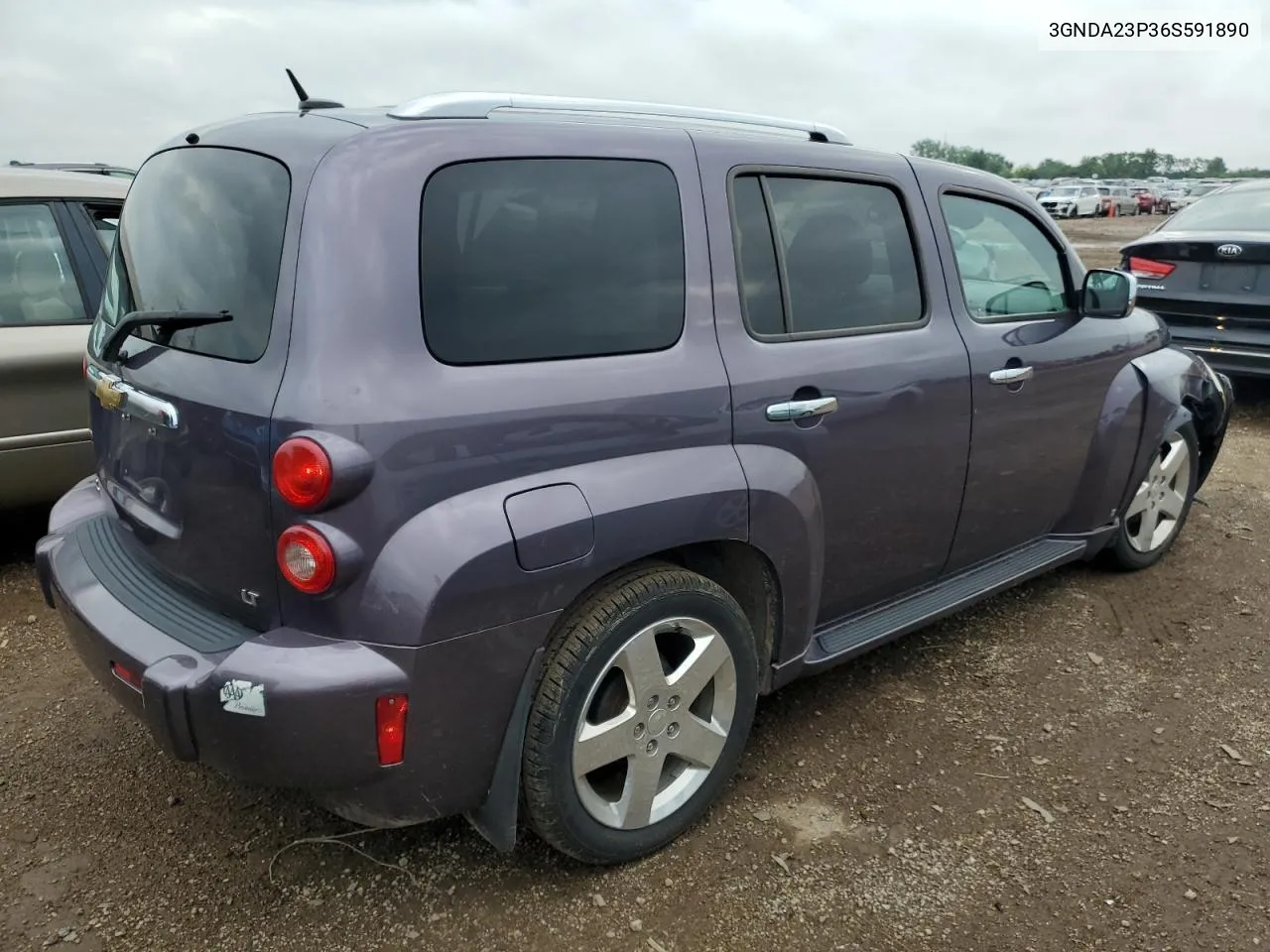 2006 Chevrolet Hhr Lt VIN: 3GNDA23P36S591890 Lot: 62492544