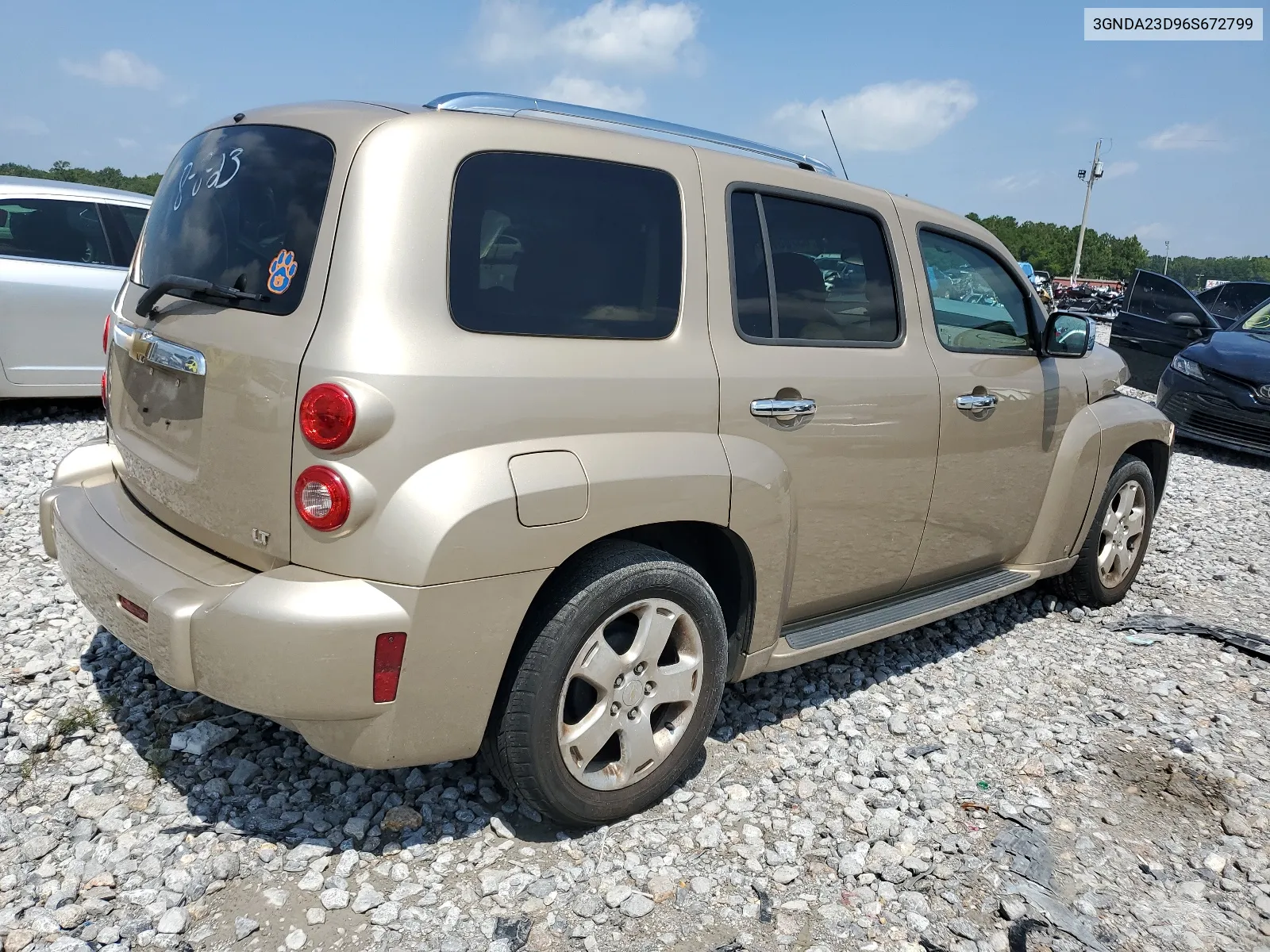 2006 Chevrolet Hhr Lt VIN: 3GNDA23D96S672799 Lot: 63766133