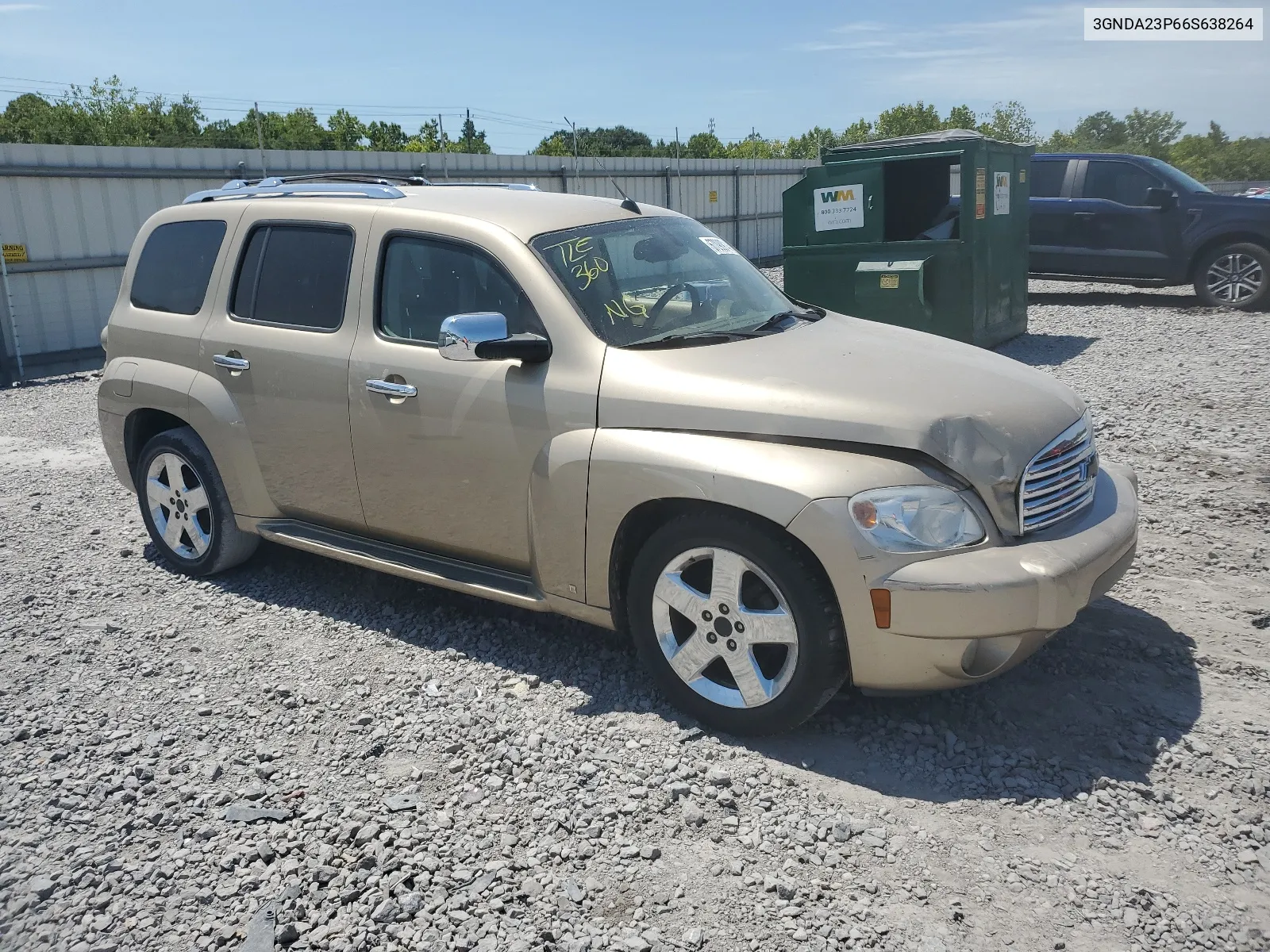 2006 Chevrolet Hhr Lt VIN: 3GNDA23P66S638264 Lot: 67090914