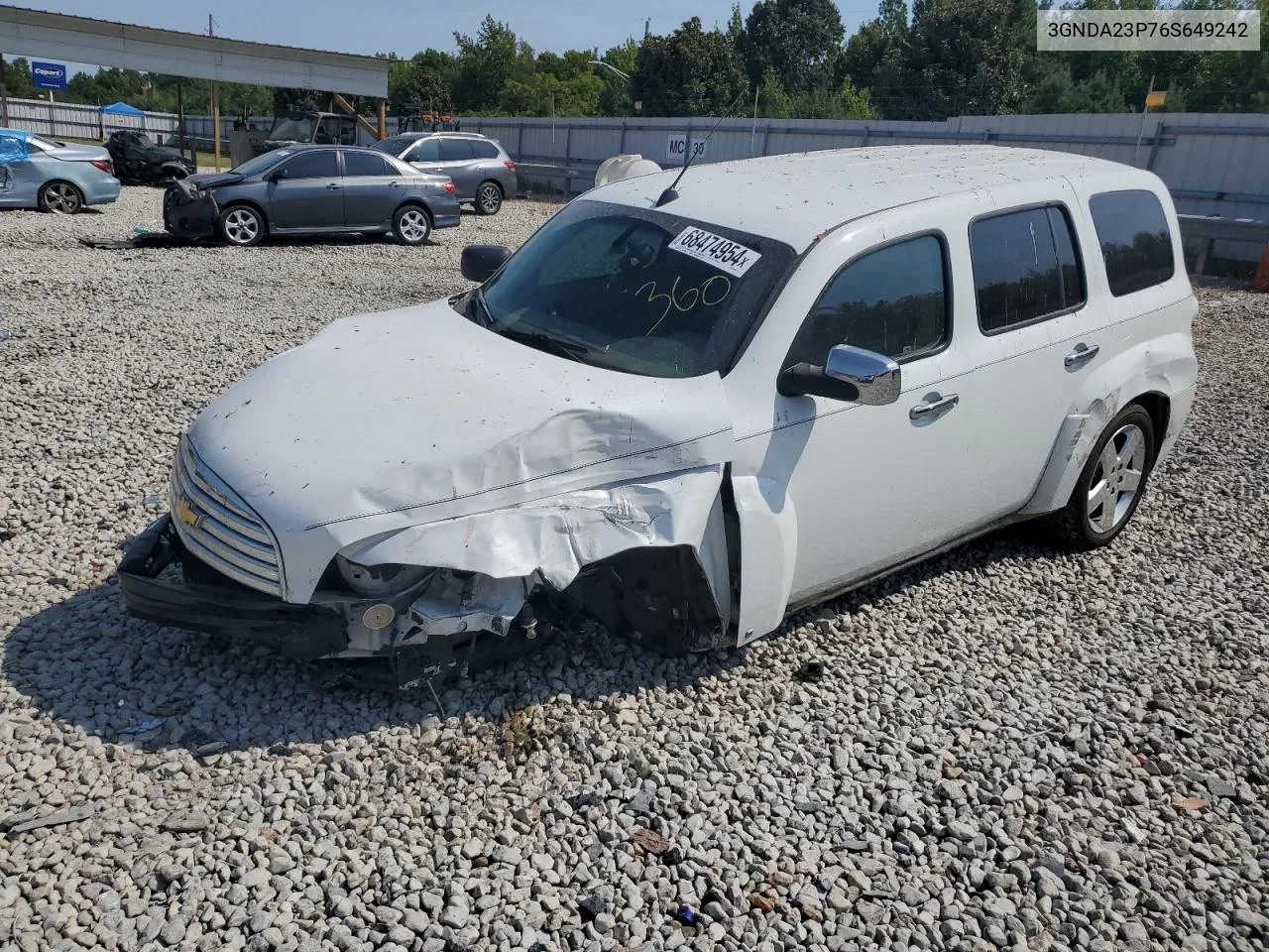 2006 Chevrolet Hhr Lt VIN: 3GNDA23P76S649242 Lot: 68474954