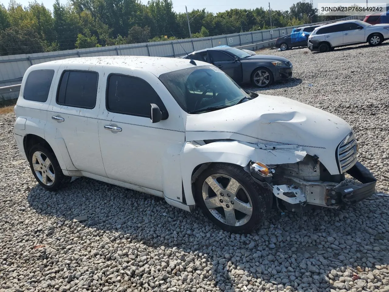 2006 Chevrolet Hhr Lt VIN: 3GNDA23P76S649242 Lot: 68474954