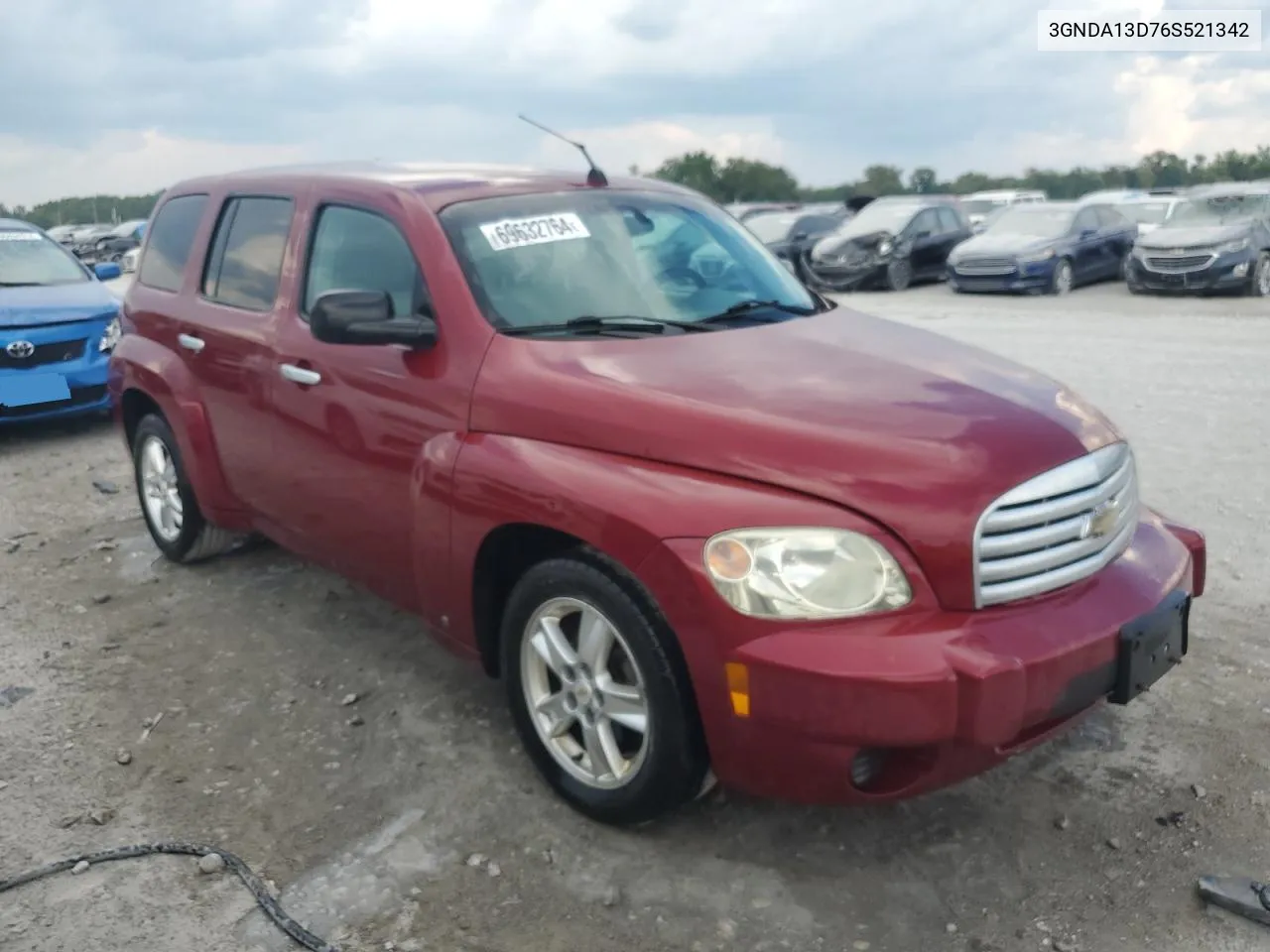 2006 Chevrolet Hhr Ls VIN: 3GNDA13D76S521342 Lot: 69632764