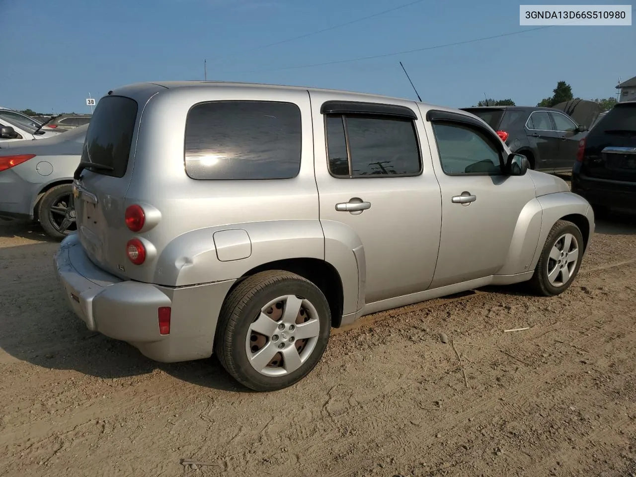 2006 Chevrolet Hhr Ls VIN: 3GNDA13D66S510980 Lot: 70845804