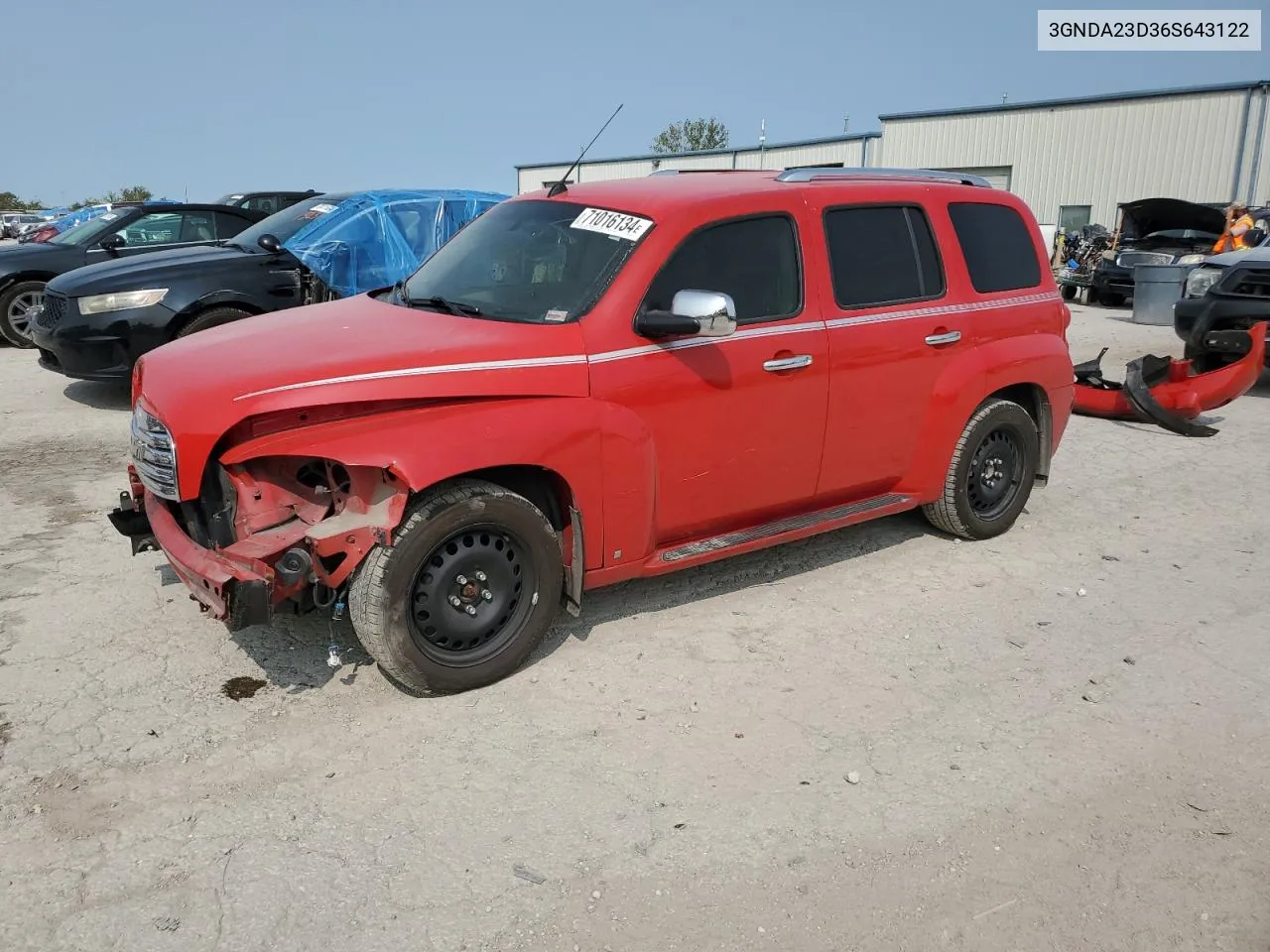 2006 Chevrolet Hhr Lt VIN: 3GNDA23D36S643122 Lot: 71016134