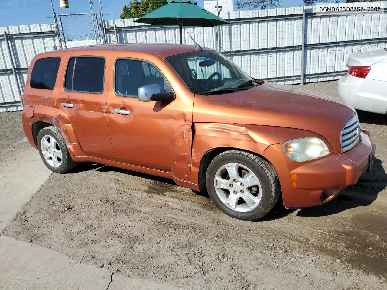 2006 Chevrolet Hhr Lt VIN: 3GNDA23D86S647005 Lot: 73004054