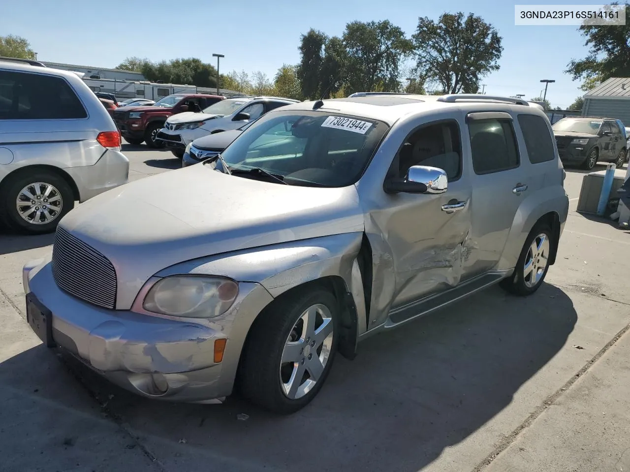 2006 Chevrolet Hhr Lt VIN: 3GNDA23P16S514161 Lot: 73021944