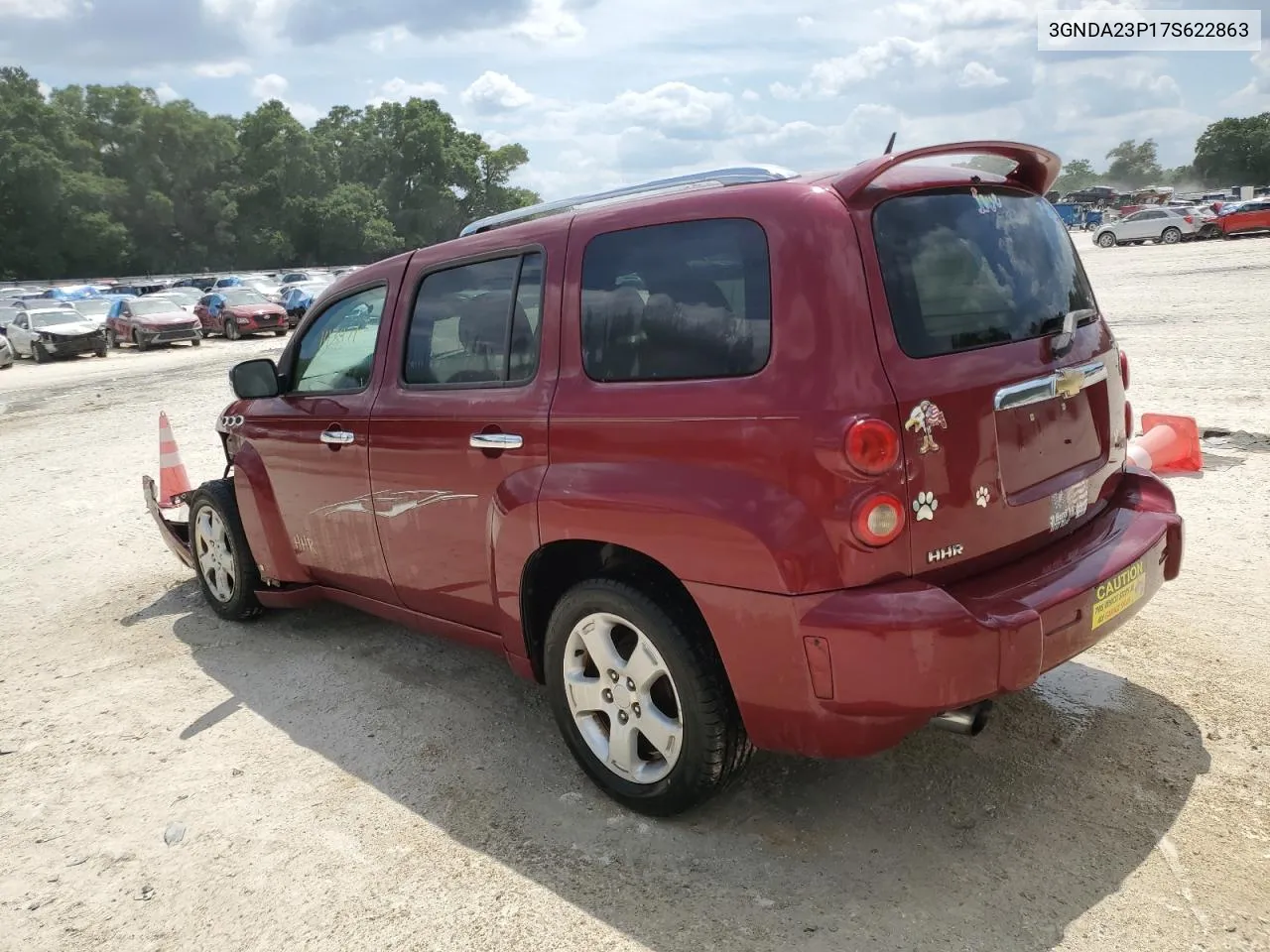 2007 Chevrolet Hhr Lt VIN: 3GNDA23P17S622863 Lot: 52377194