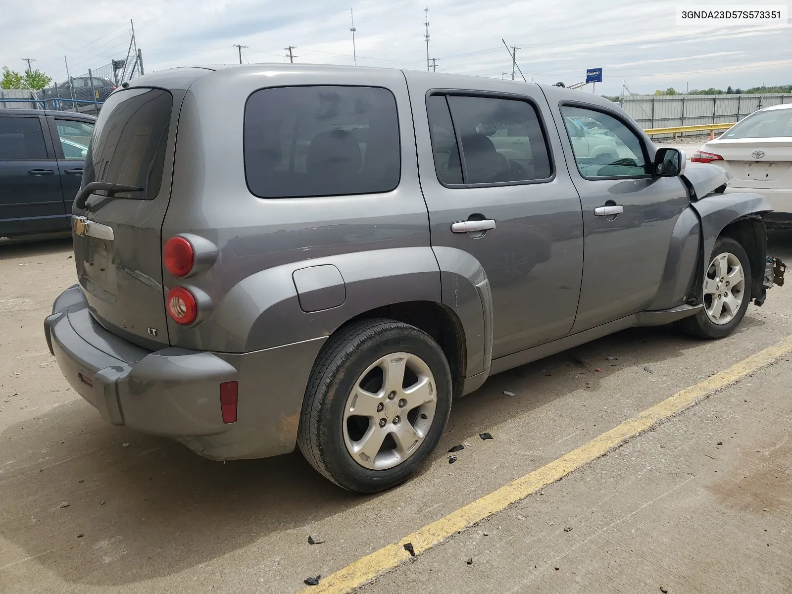 2007 Chevrolet Hhr Lt VIN: 3GNDA23D57S573351 Lot: 53972154